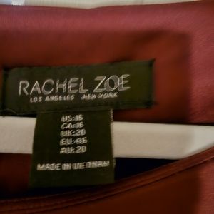 Brand new with tags Rachel Zoe dress size 16 wine color
